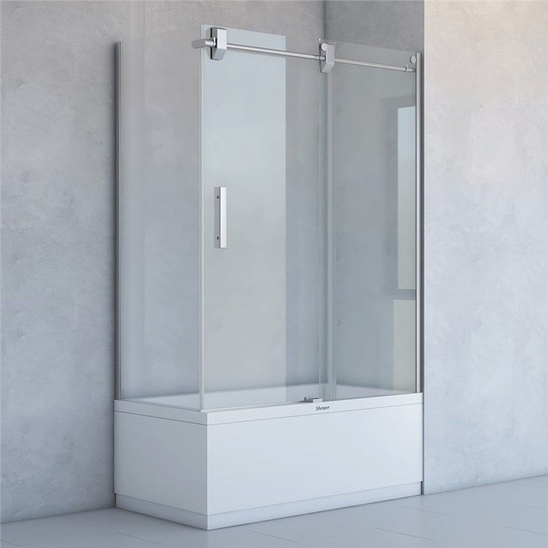 Shower Nova Side Panel Shower Cabin 130x80 cm - Chrome #348044