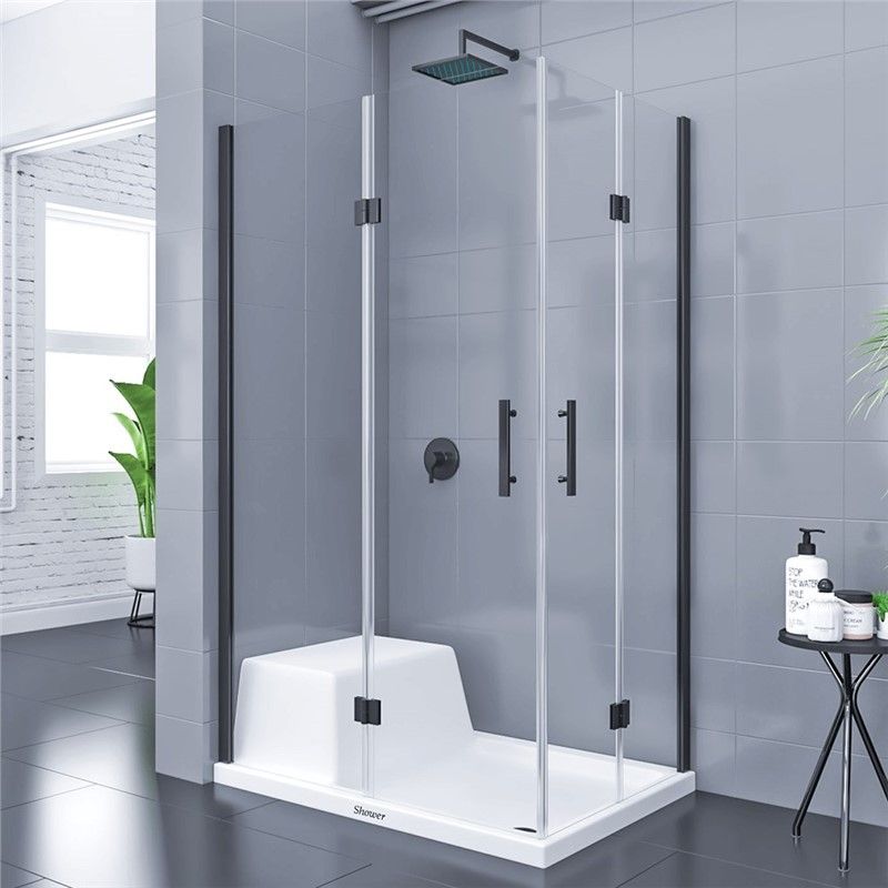 Shower Place Rectangular shower cabin with double door 120x90cm - #348186