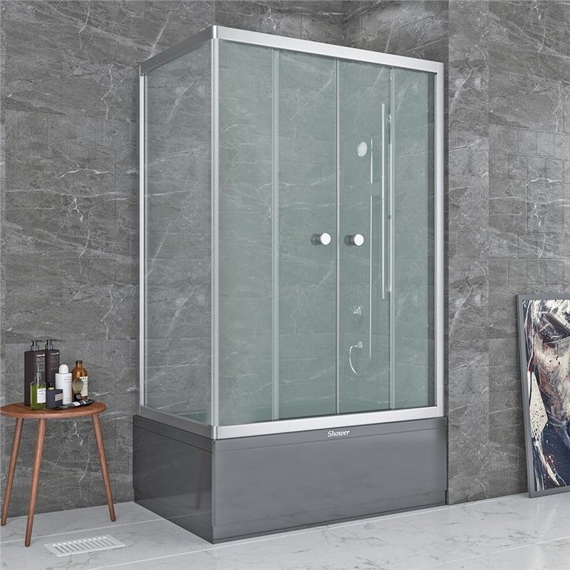 Shower Satürn Double Door Side Panel Shower Over Bathtub 150x80 cm-#349058