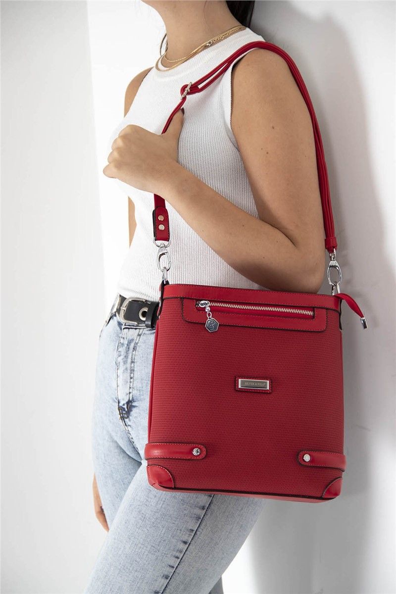 SİLVER POLO Handbag 265 - Red #358198