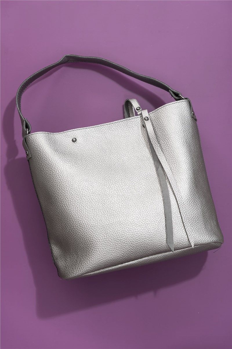 Women's Handbag - Silver #273713