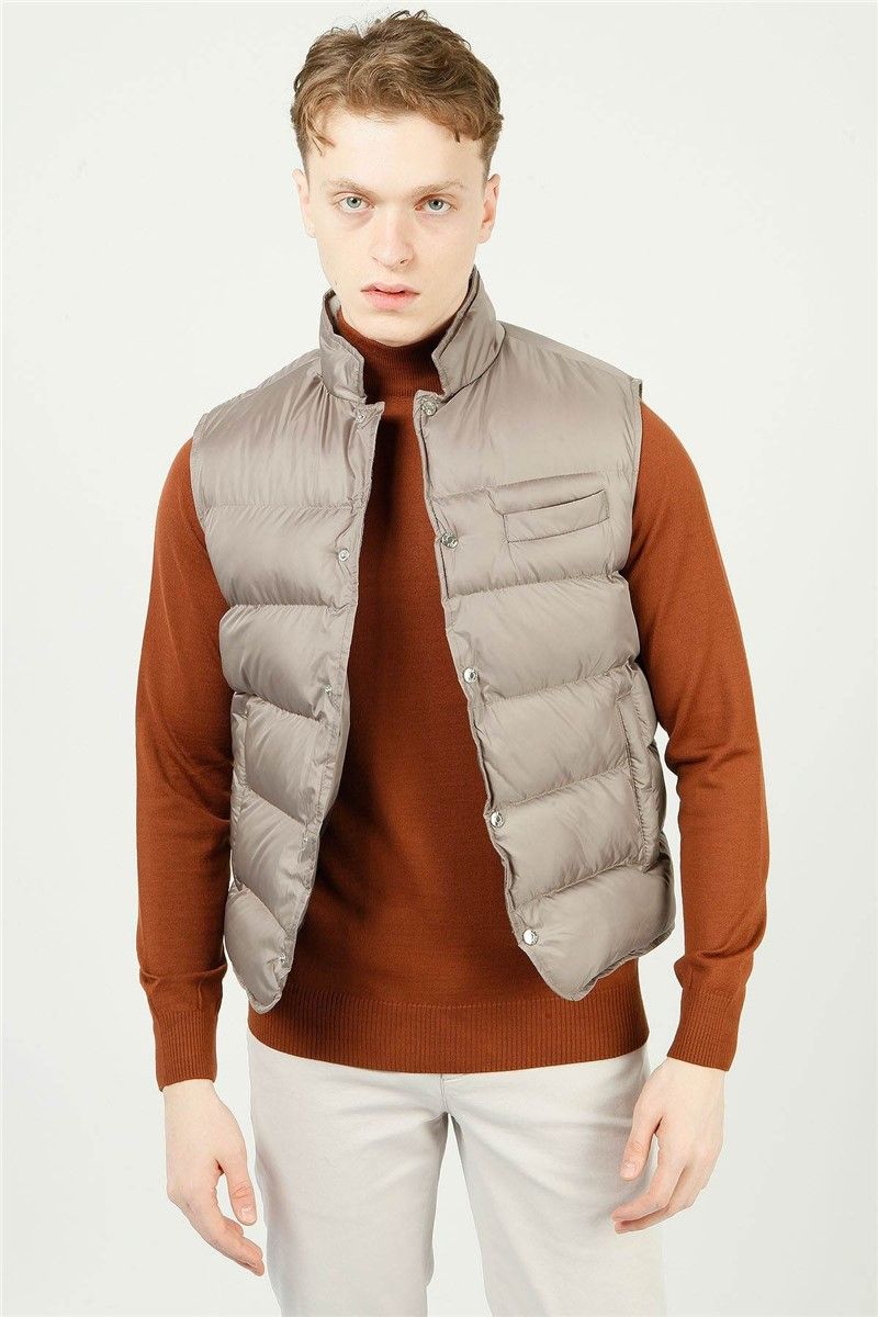 Men's vest - Light brown #323752
