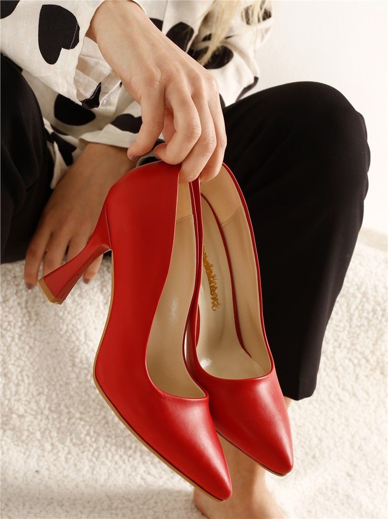Women's stilleto shoes - Red #323241