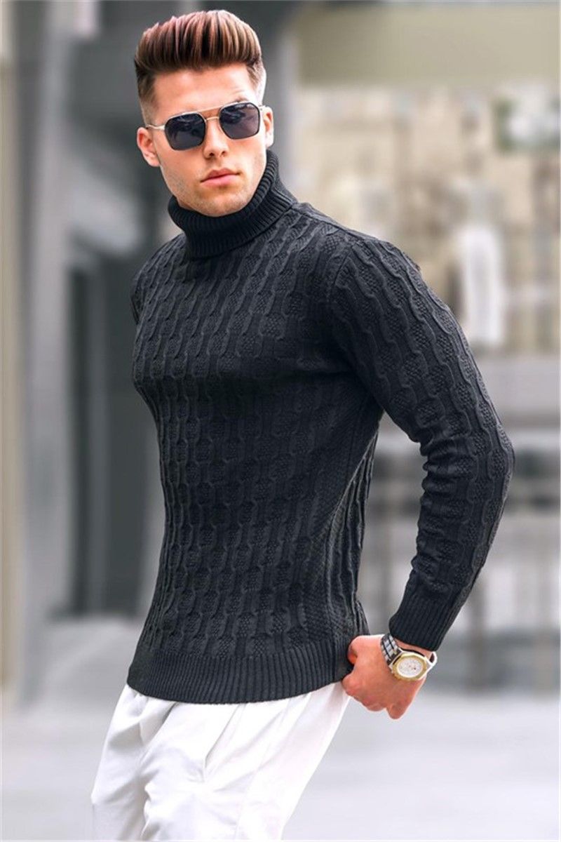 Muški džemper  5759 - crni #333004