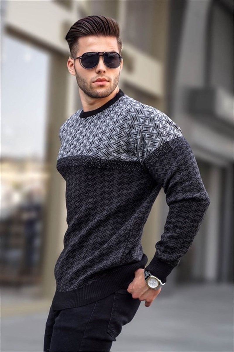 Men's Sweater 5977 - Black #358728