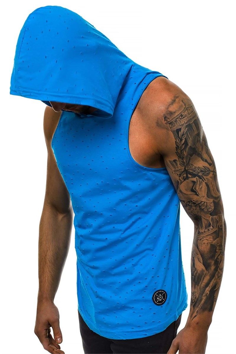 Muška majica s kapuljačom 2893 - Plava 285242