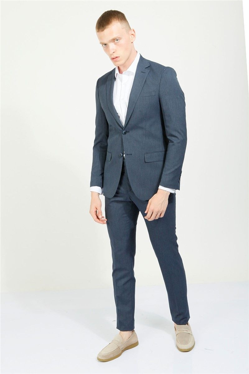 Men's Slim Fit Suit - Navy #357783