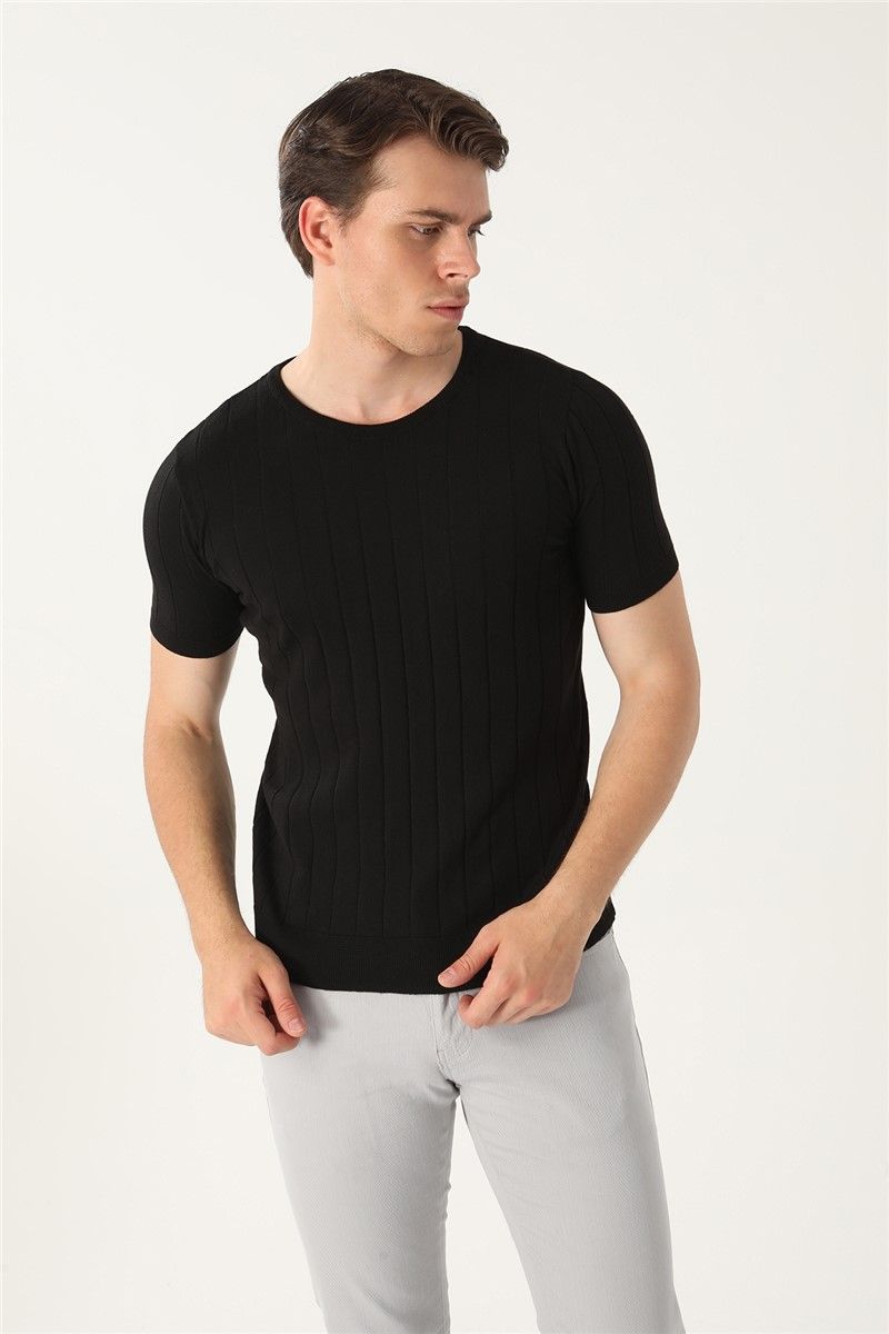 Men's Slim Fit T-Shirt - Black #357602