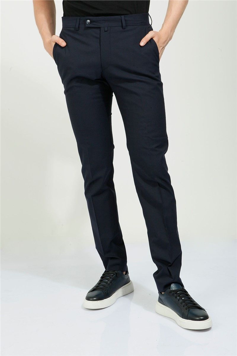 Men's Classic Slim Fit Pants - Black #357721