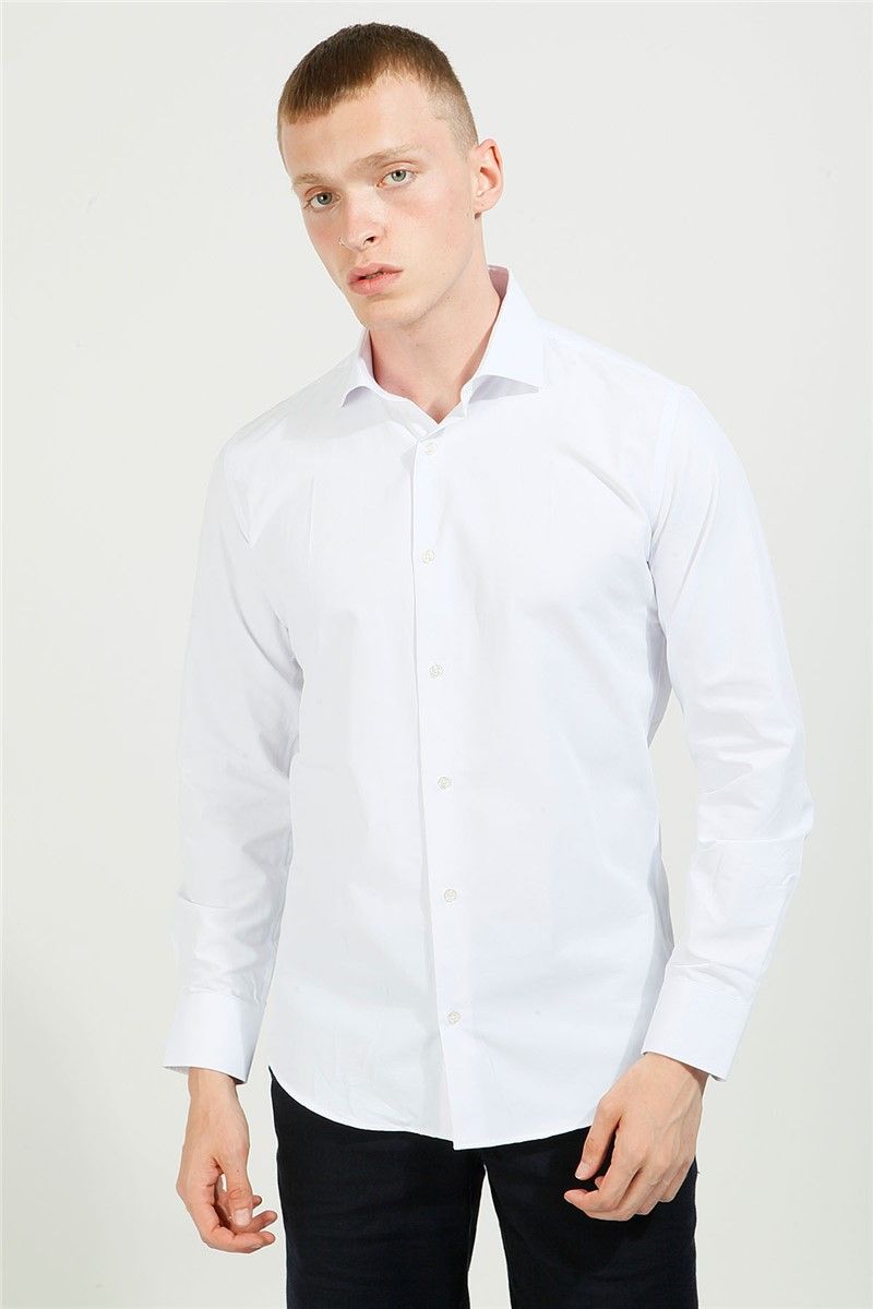 Camicia da uomo - Bianco #357695