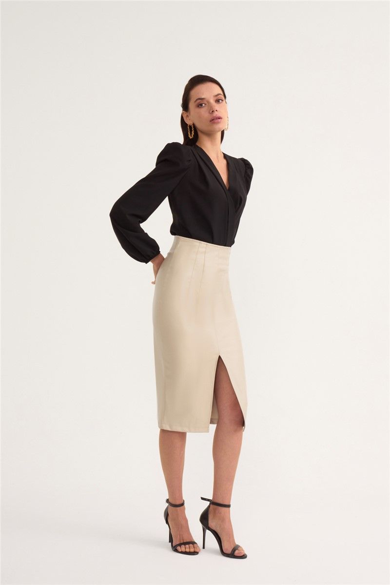 Sateen Women's Skirt - Cream #320836