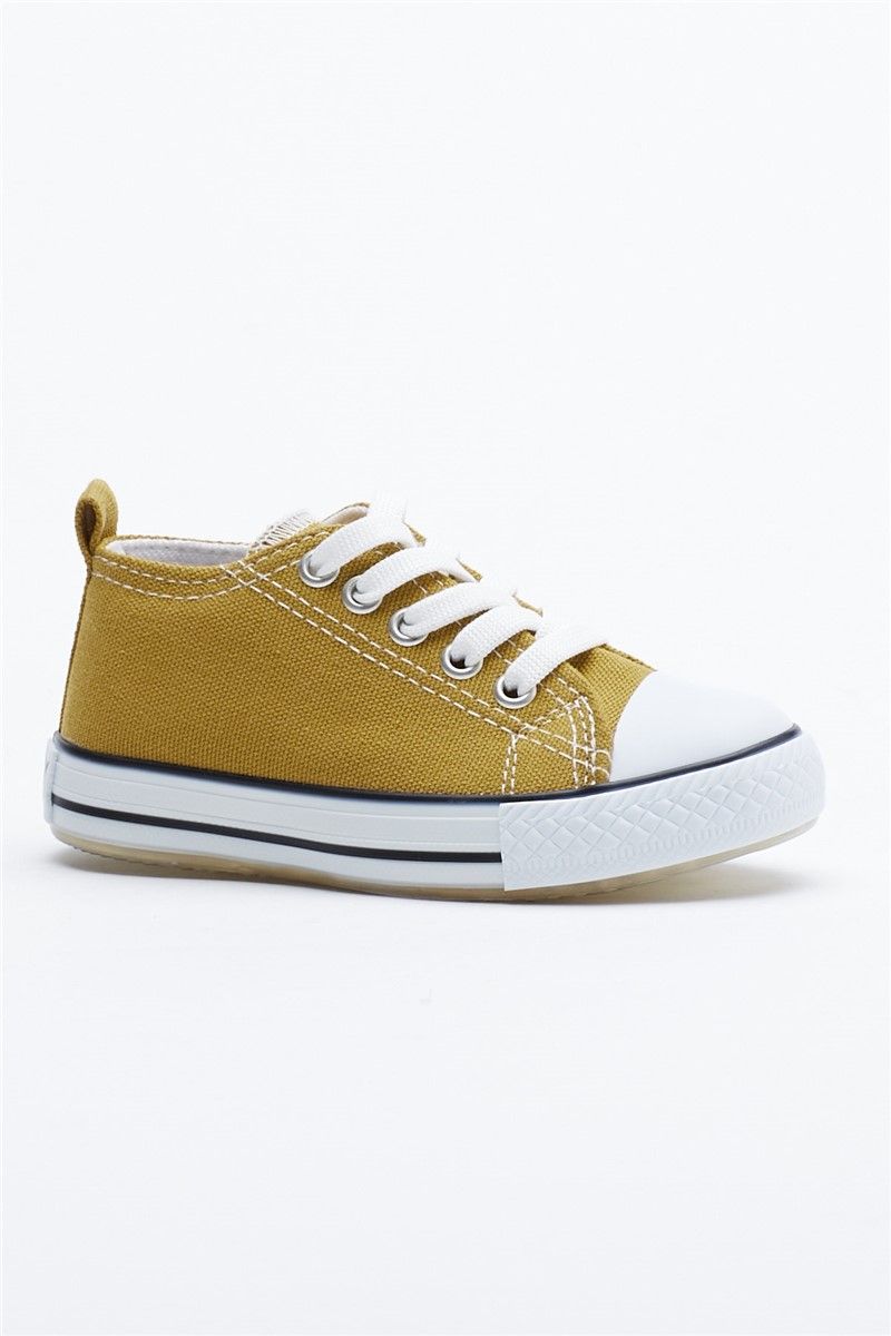 Tonny Black Children's Shoes - Mustard #292597