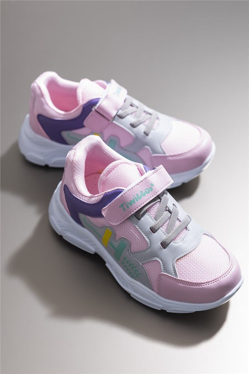 Sneakers per bambini - Rosa con viola 273534