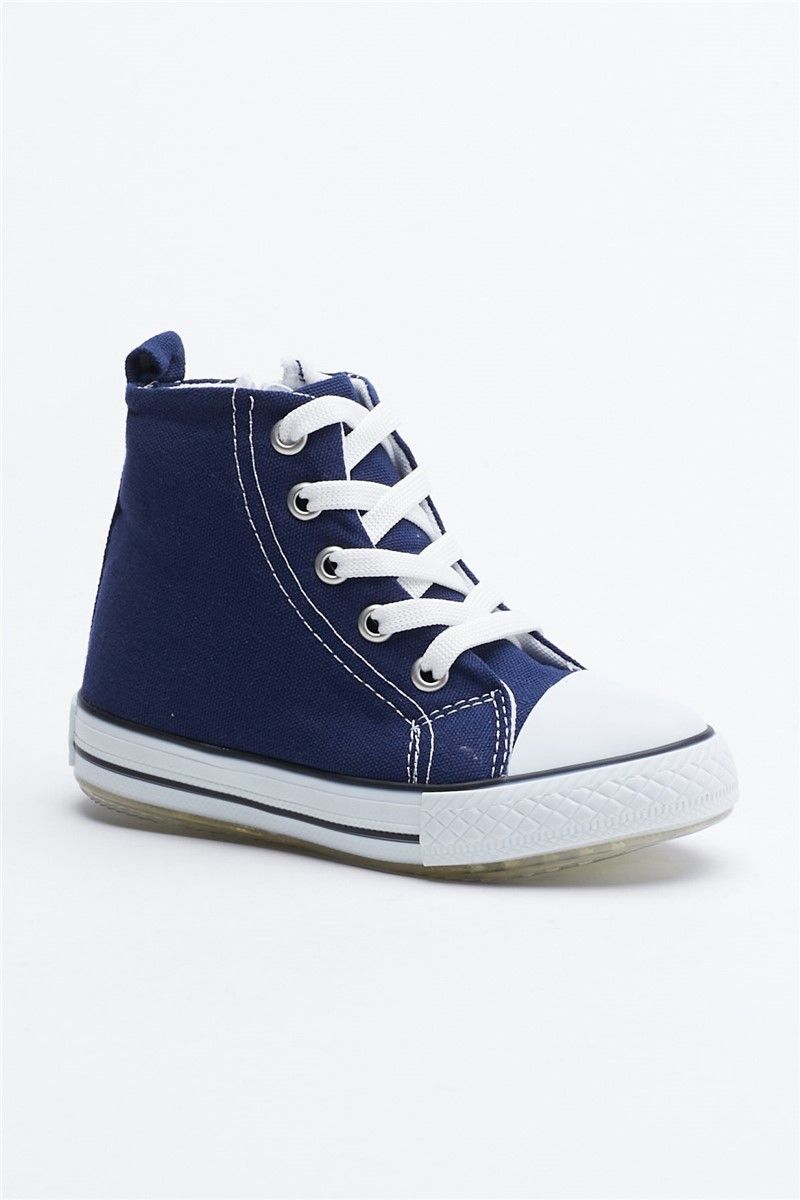 Tonny Black Children's Shoes - Blue #292615
