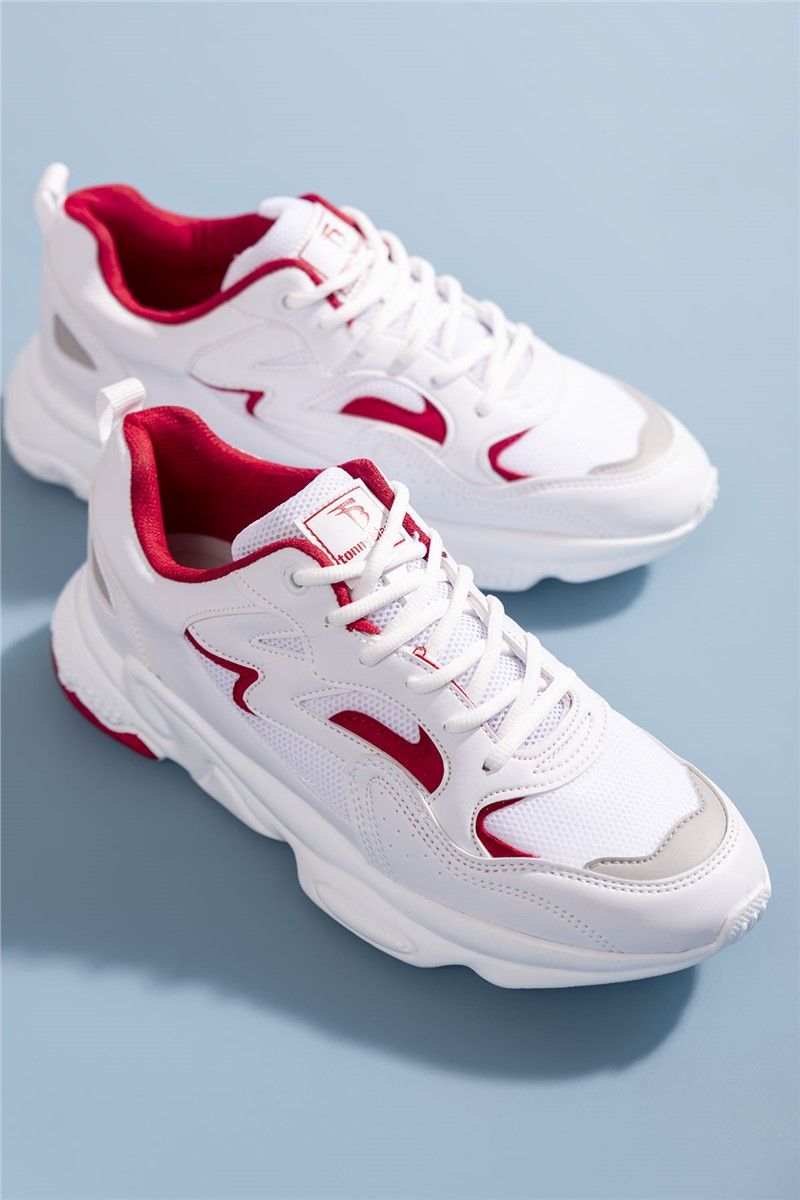 Sneakers Unisex - Bianco con Rosso 273163