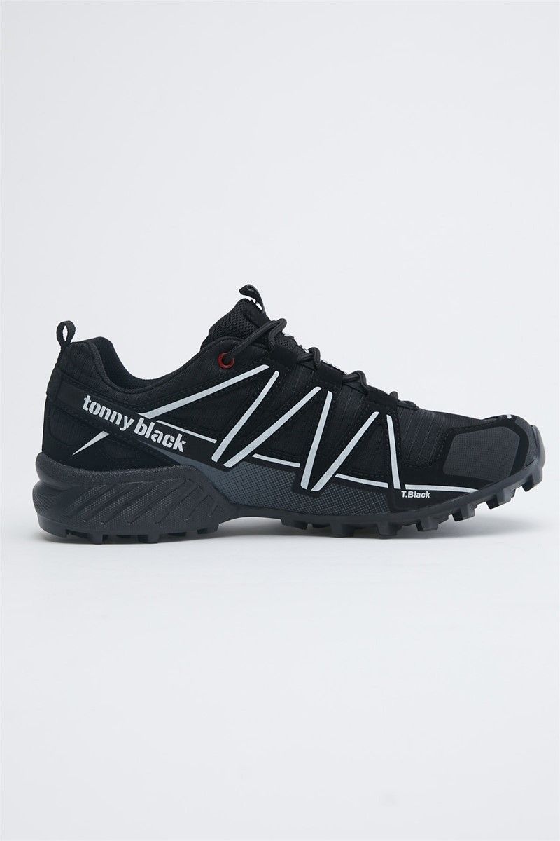 Tonny Black Unisex Hiking Shoes - Black #300140