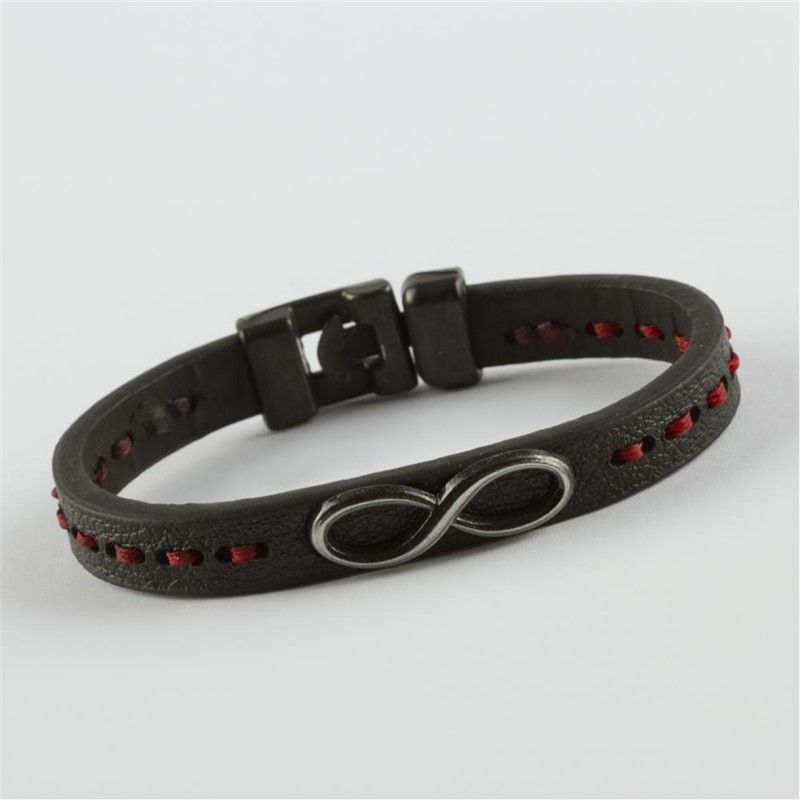 Leather bracelet - Black #279484