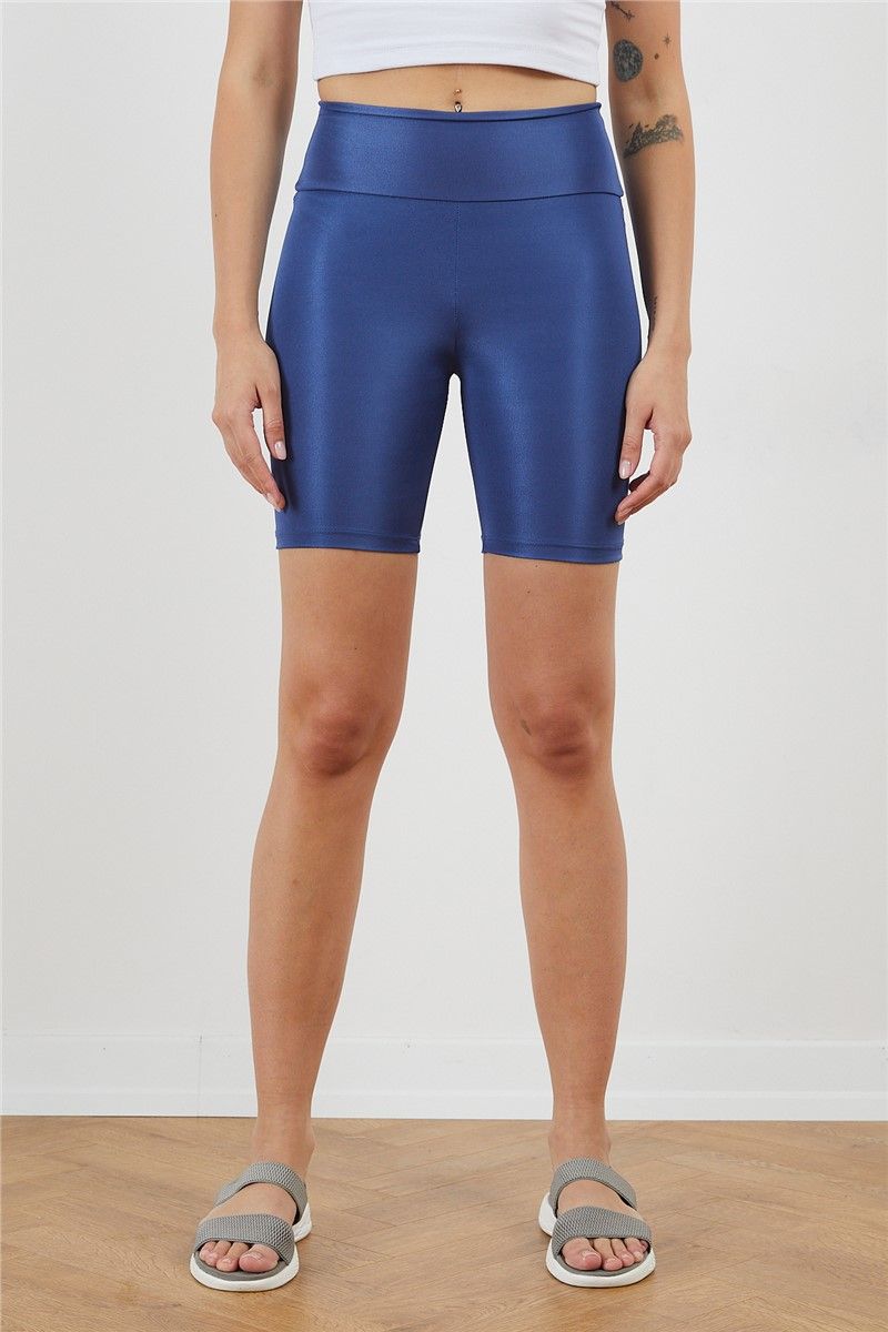 Női rövid leggings Tbg027 - Kék # 307562