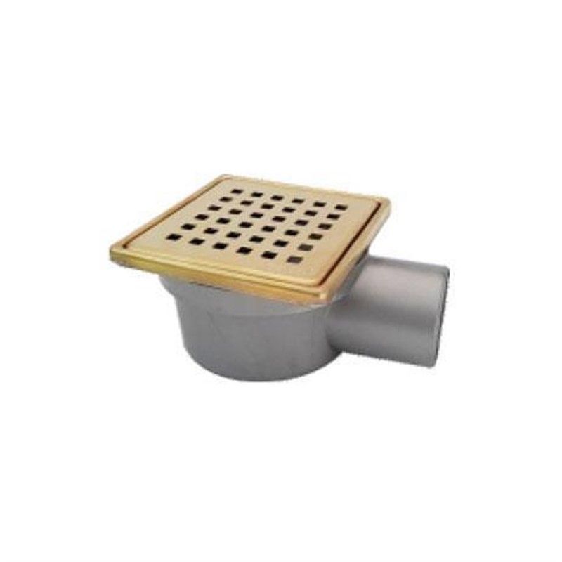 Sukar Floor trap with grid 10x10 cm - Golden #355488