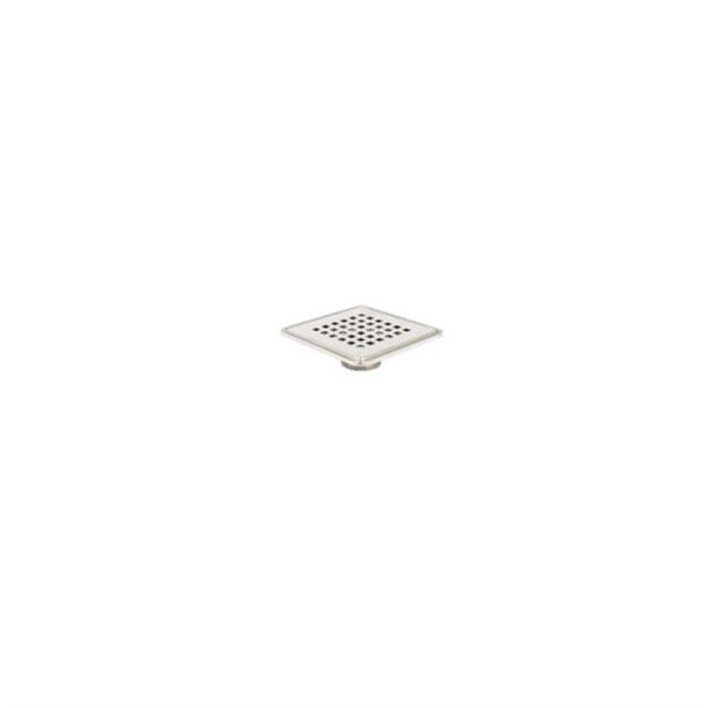 Sukar Line 9 Floor siphon with square grid 15x15 cm - Chrome #355480