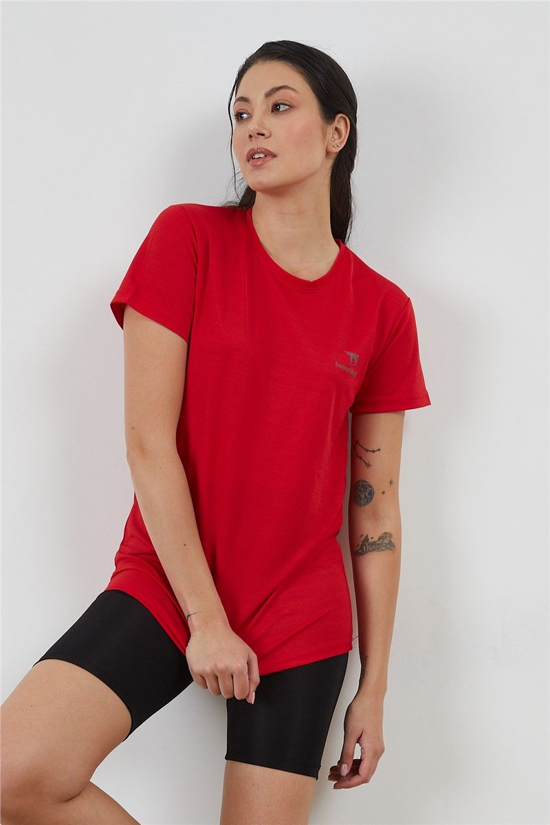 Tonny Black Unisex T-Shirt - Red #306797