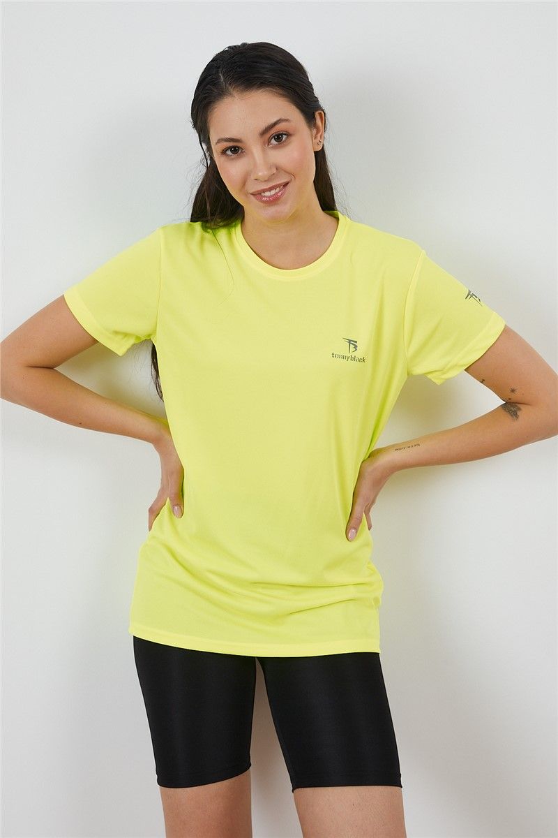 Tonny Black Unisex T-Shirt - Yellow #306800