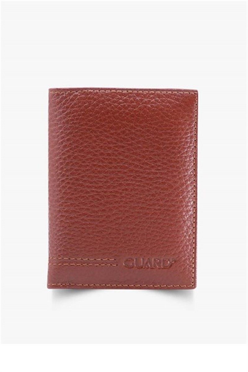 Leather card holder GRD01 - Light brown 290933