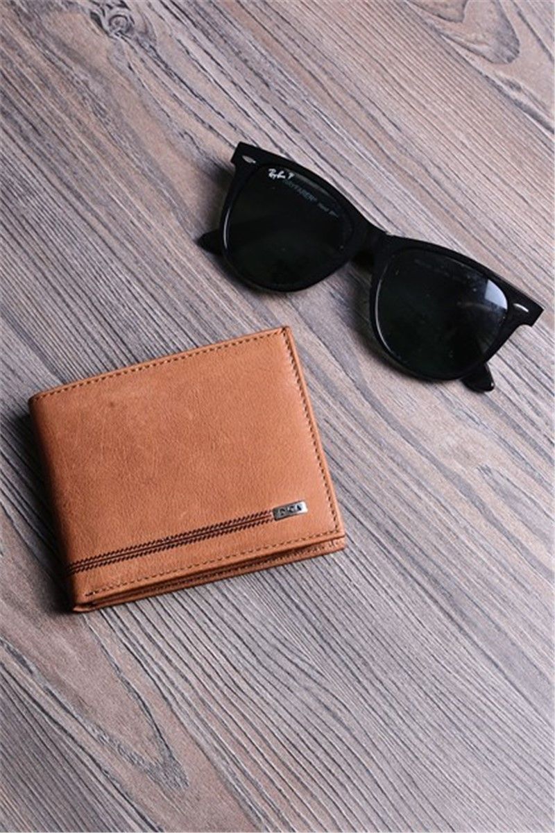 Men's Leather Wallet - Taba #306261