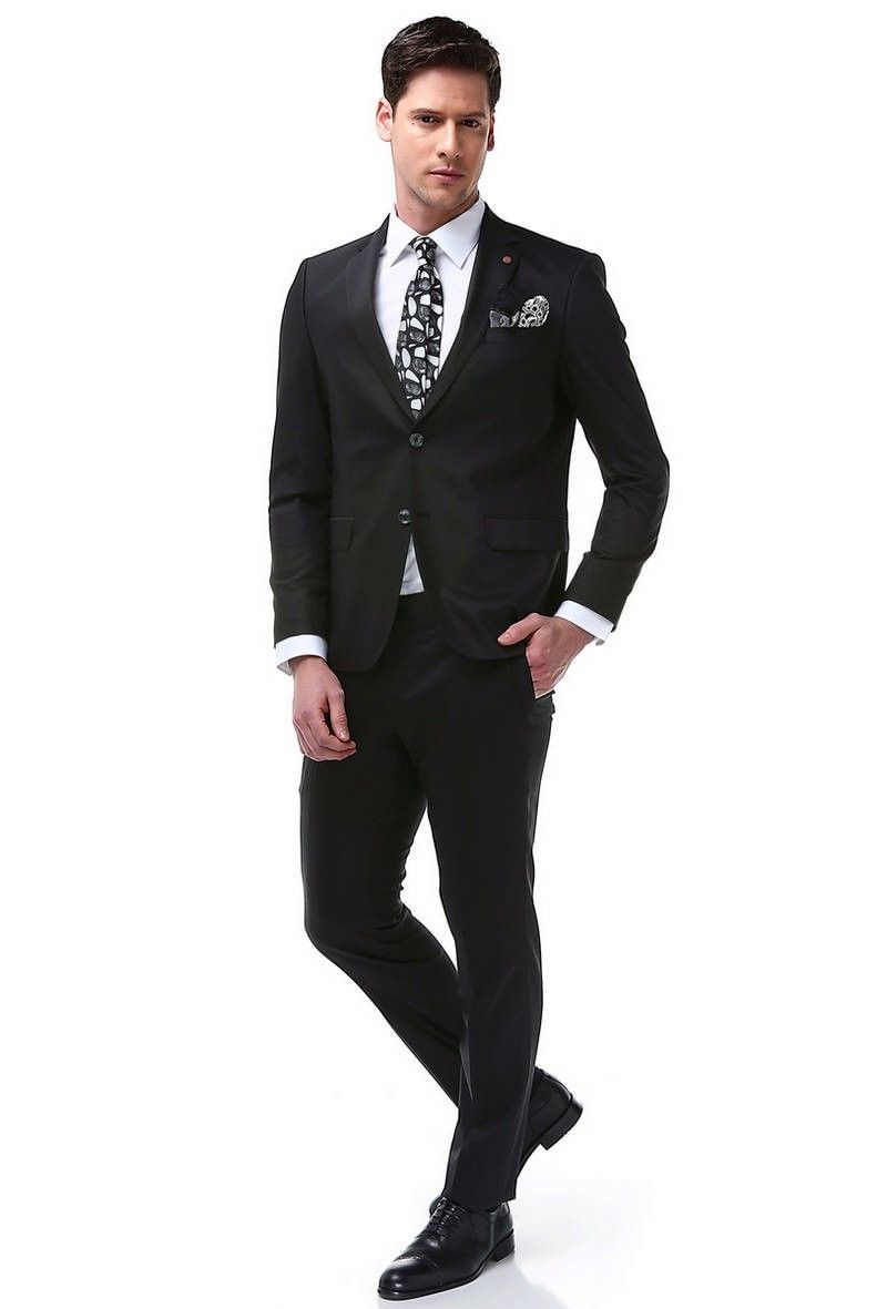 Men's suit Comfort Fit 6 Drop Black #269209