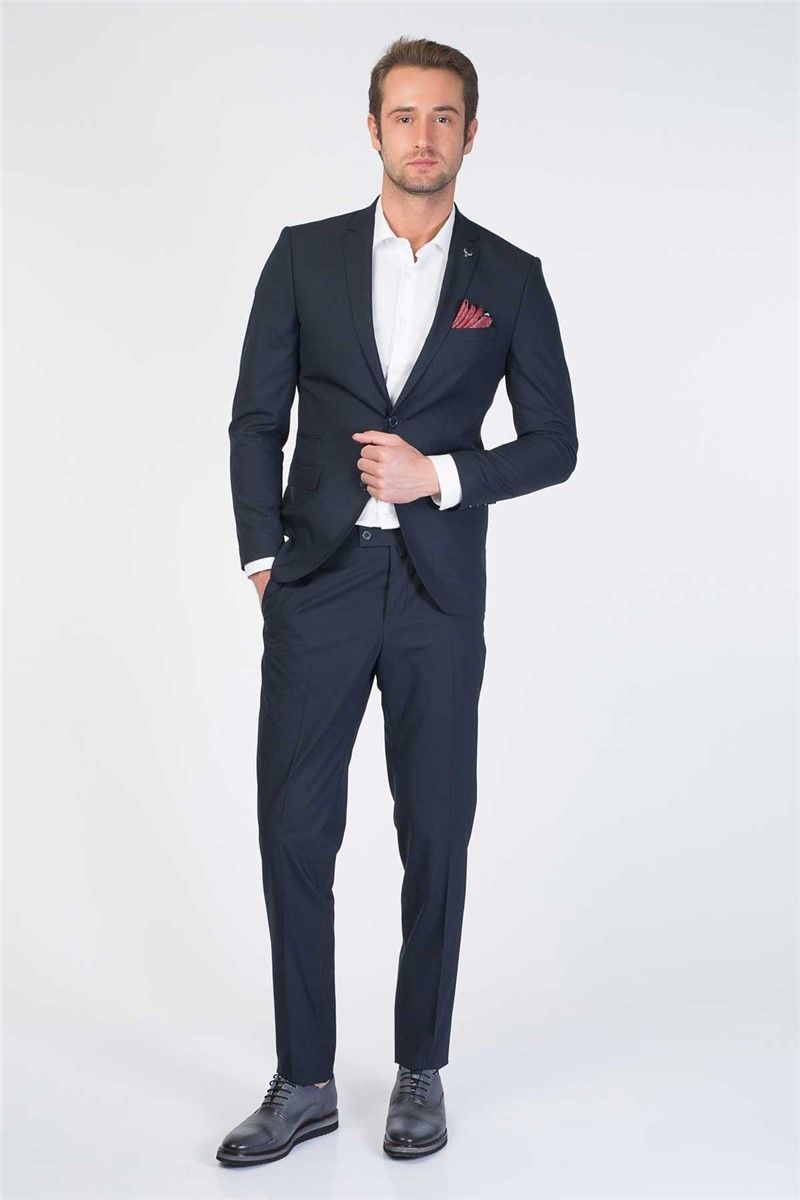 Men's Suit - Dark Blue #267907