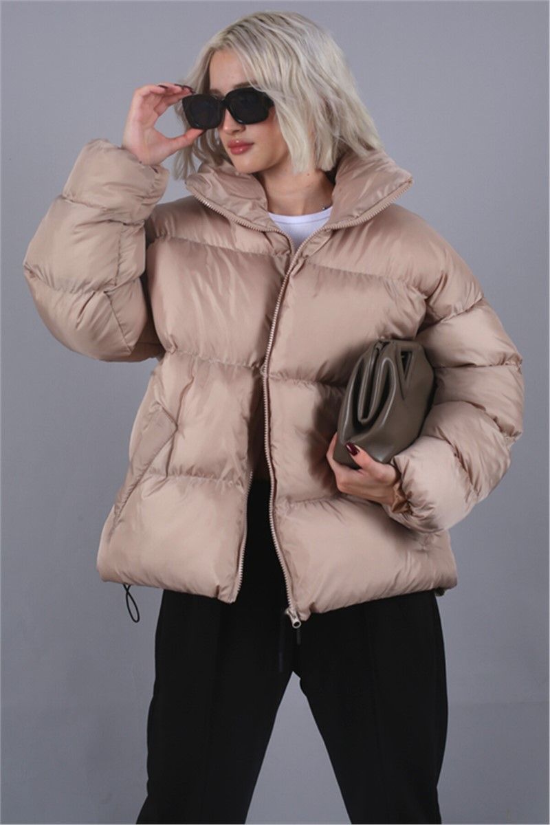 Women's Oversize Outer Pocket Jacket MG1550 - Beige #362927