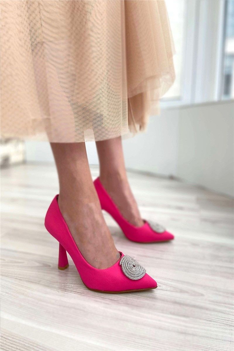 Elegantne ženske cipele - žarko ružičaste #358797