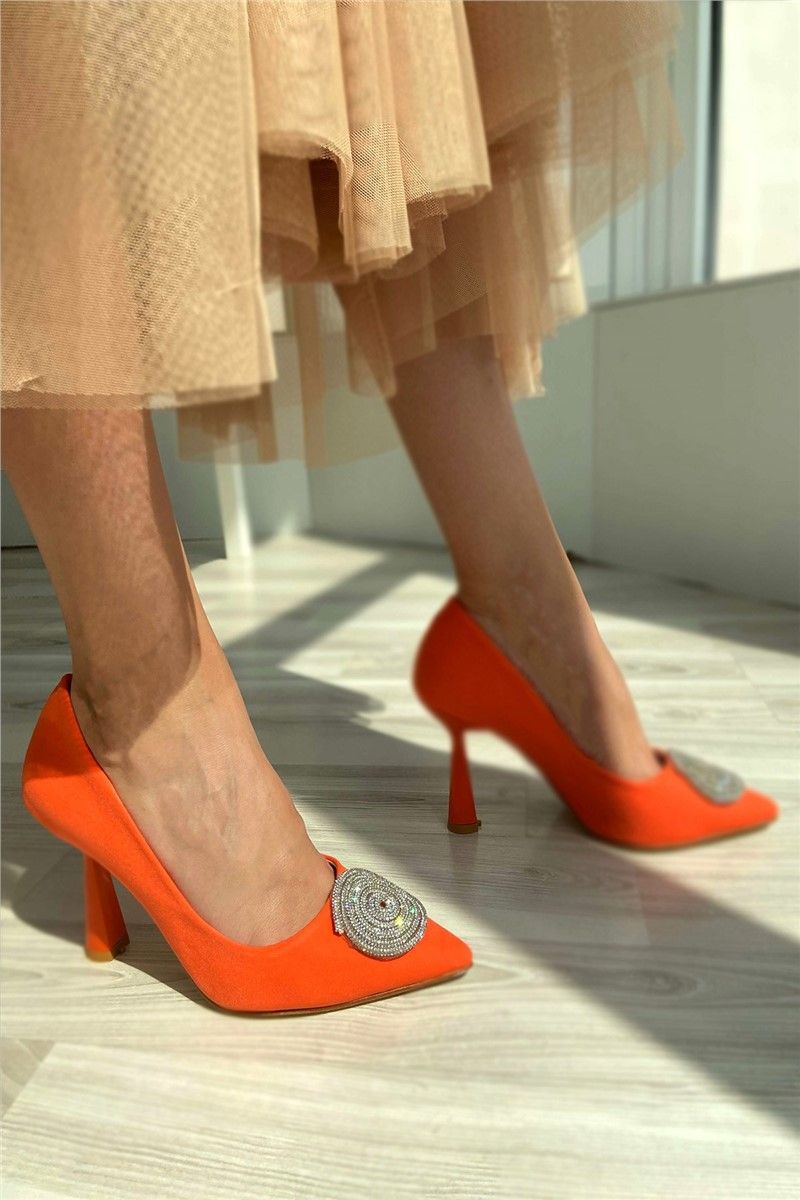 Elegantne ženske cipele - narančaste #358799