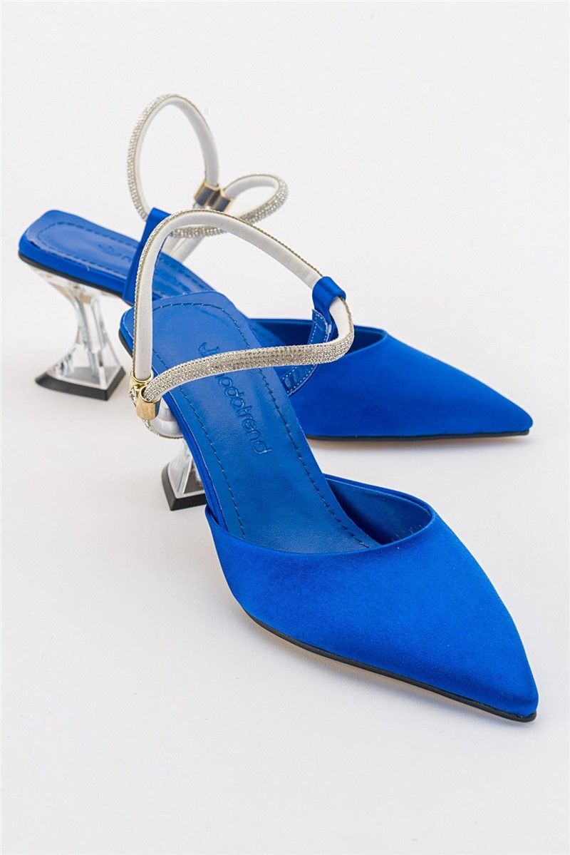Elegantne ženske sandale - Svijetloplave #381902
