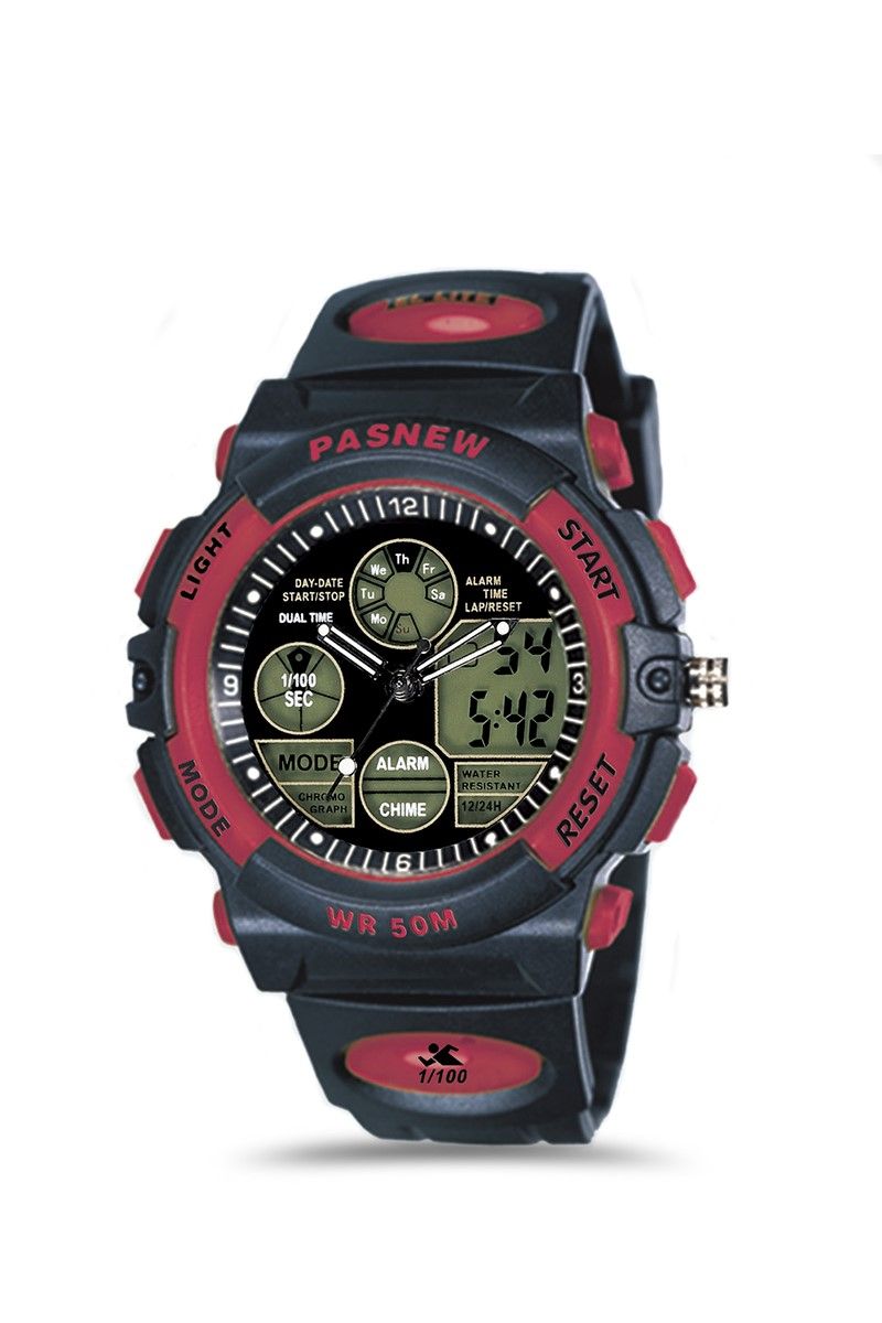 Teen's watch Pasnew Black PSE048B-N6
