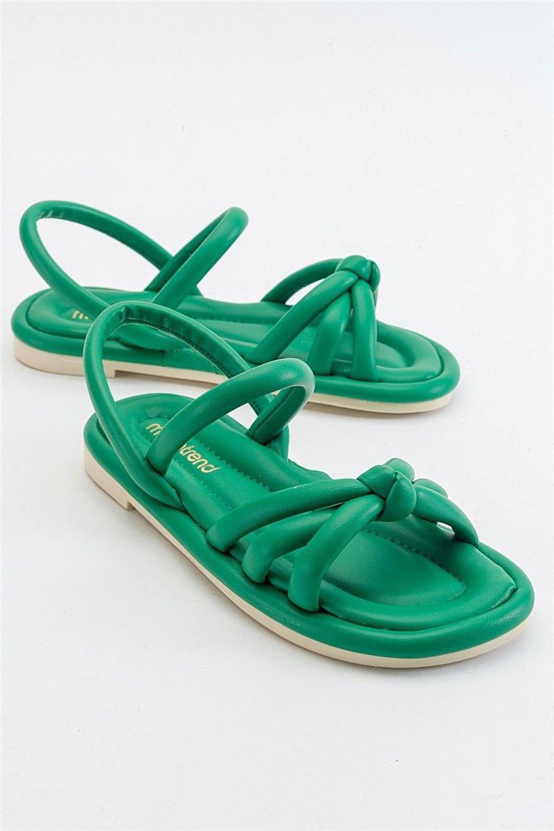 Ženske svakodnijevne sandale - zelene #371291