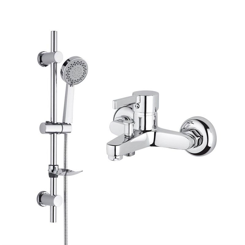 Tema Dinamik Bathroom Shower Set - Chrome #344342