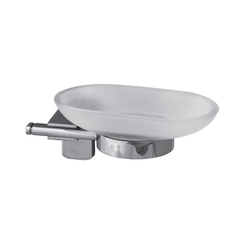 Tema Premium Wall Glass Soap Dish - Chrome #334939