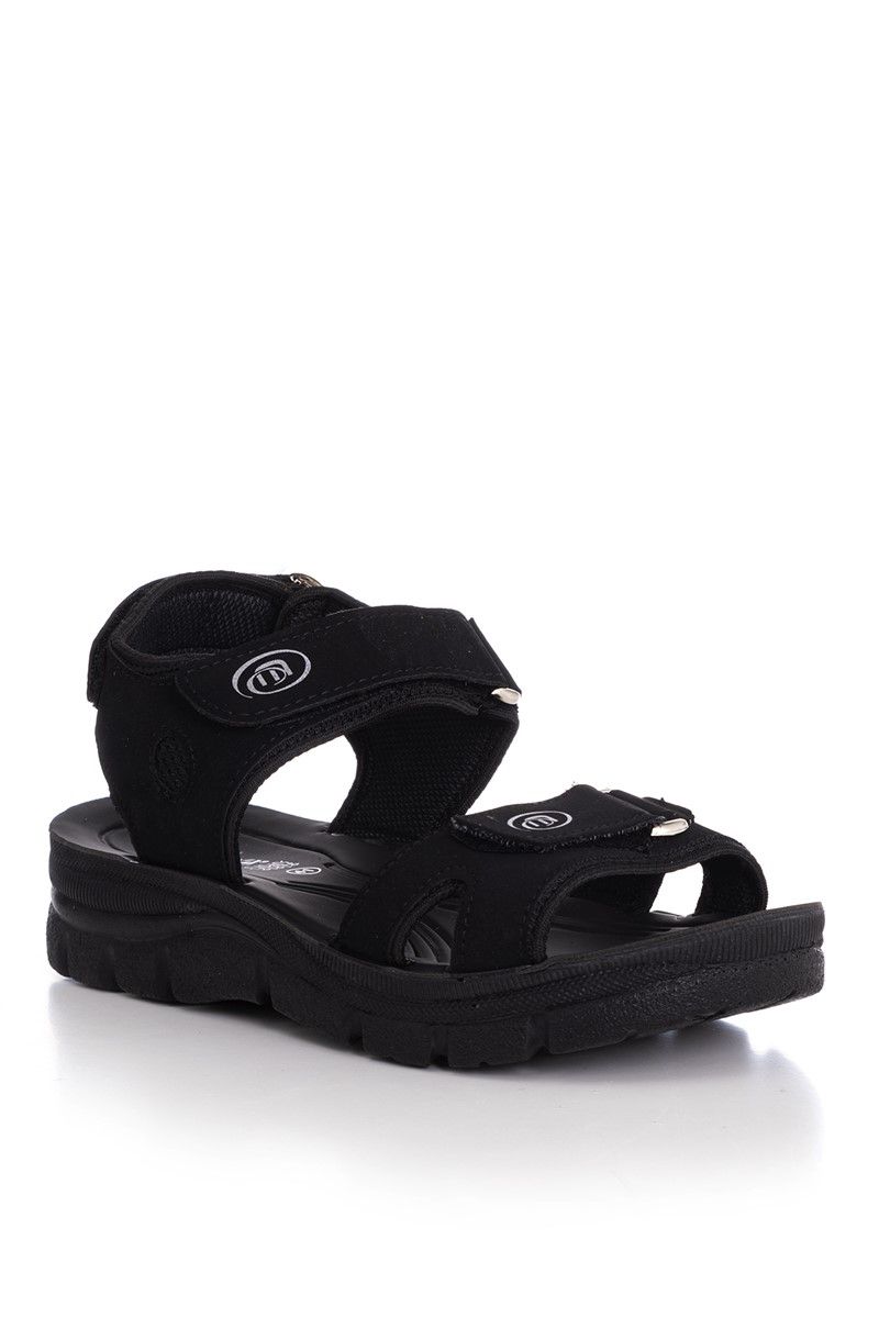 Tonny Black Unisex Sandals - Black #272547