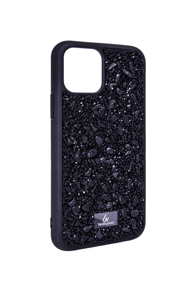 The Bling World Silicone Back for iPhone 11 Pro Black 734334