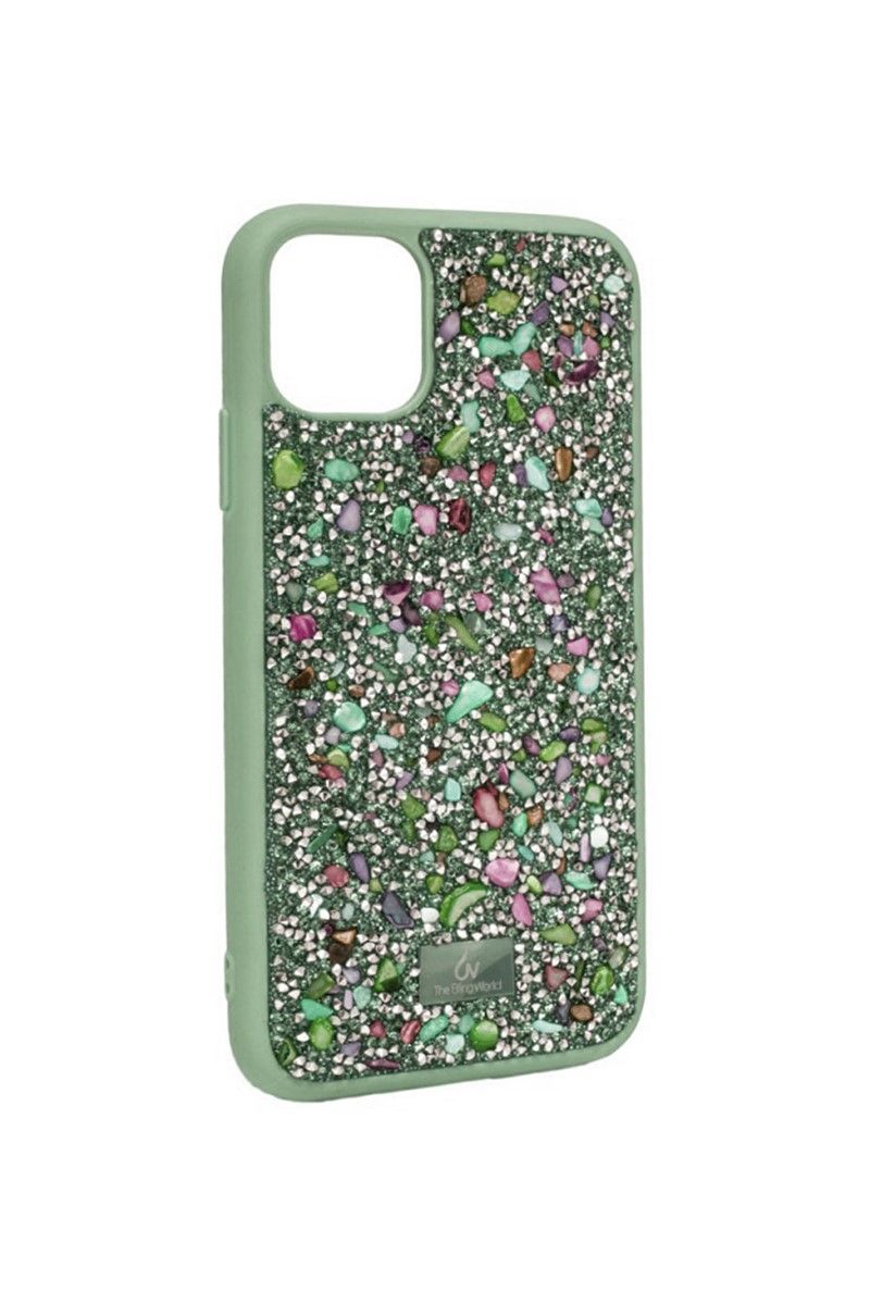 The Bling World Silicone Back for iPhone 11 Pro Green 734338