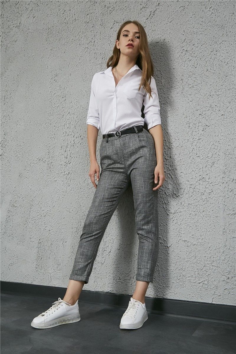 Madmext Women's Trousers - Grey #265925