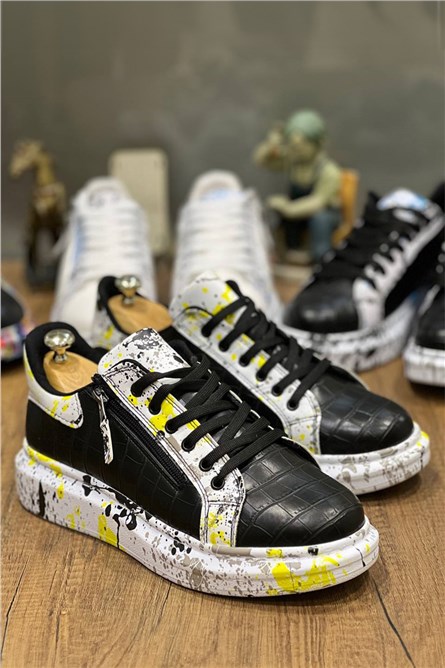 Sapatos Masculinos de Cadarço KB02 - Preto #383554