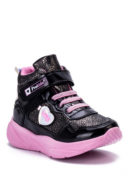 Calçado Esportivo Infantil 2206 - Preto com Roxo #362757