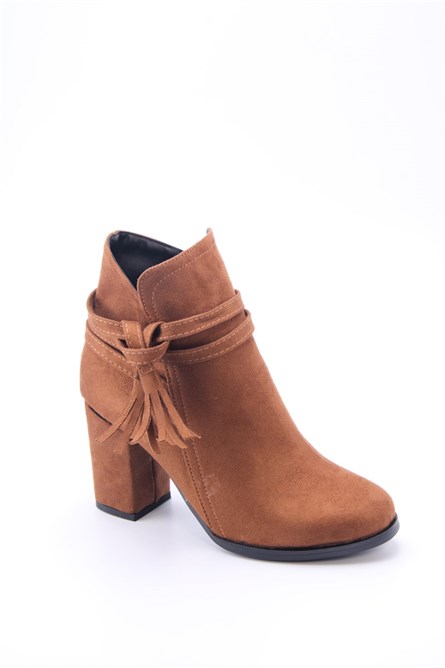 Botas femininas de camurça 2945 - Taba #360249