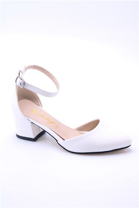 Sapatos Elegantes Femininos 2670 - Branco #360195