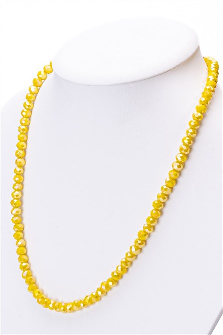  Kristal Kolye Sarı #363286