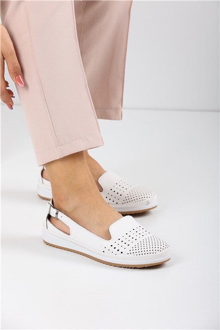 Sapatos casuais femininos 7035 - Branco #360507