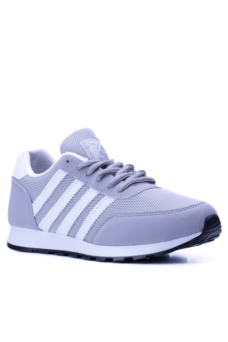 Unisex 1802 Lace Up Sports Shoes - Gray #371752