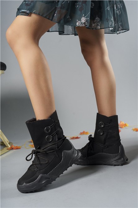 Botas Femininas Scrawl 0012501 - Pretas #393129